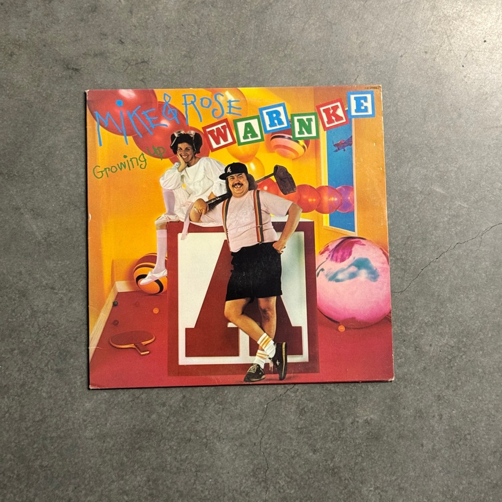 Mike and Rose Warnke Growing Up Vinyl LP 1983 Myrrh Records MSB-6729 Comedy